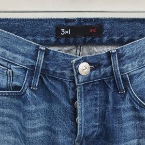 3x1 M5 Low Rise Slim Selvedge Jeans NWT 28x34 #582